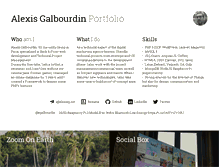 Tablet Screenshot of alexisg.net
